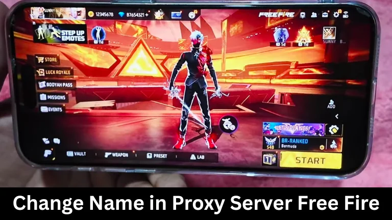 Change Name in Proxy Server Free Fire
